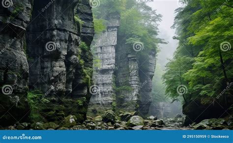 石林奇景，雲霧繚繞的喀斯特地貌！